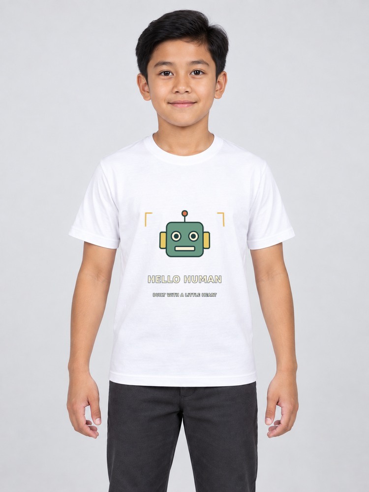 T-shirt Friendly Robot Kanak-Kanak front