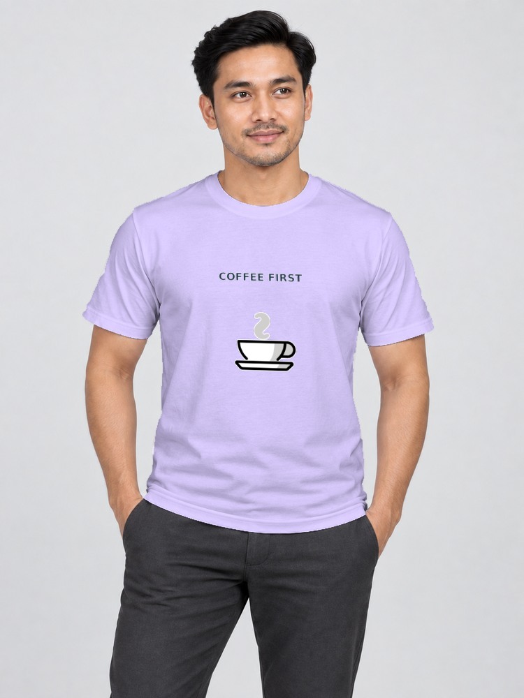 T-shirt Kopi Dahulu — Lavender