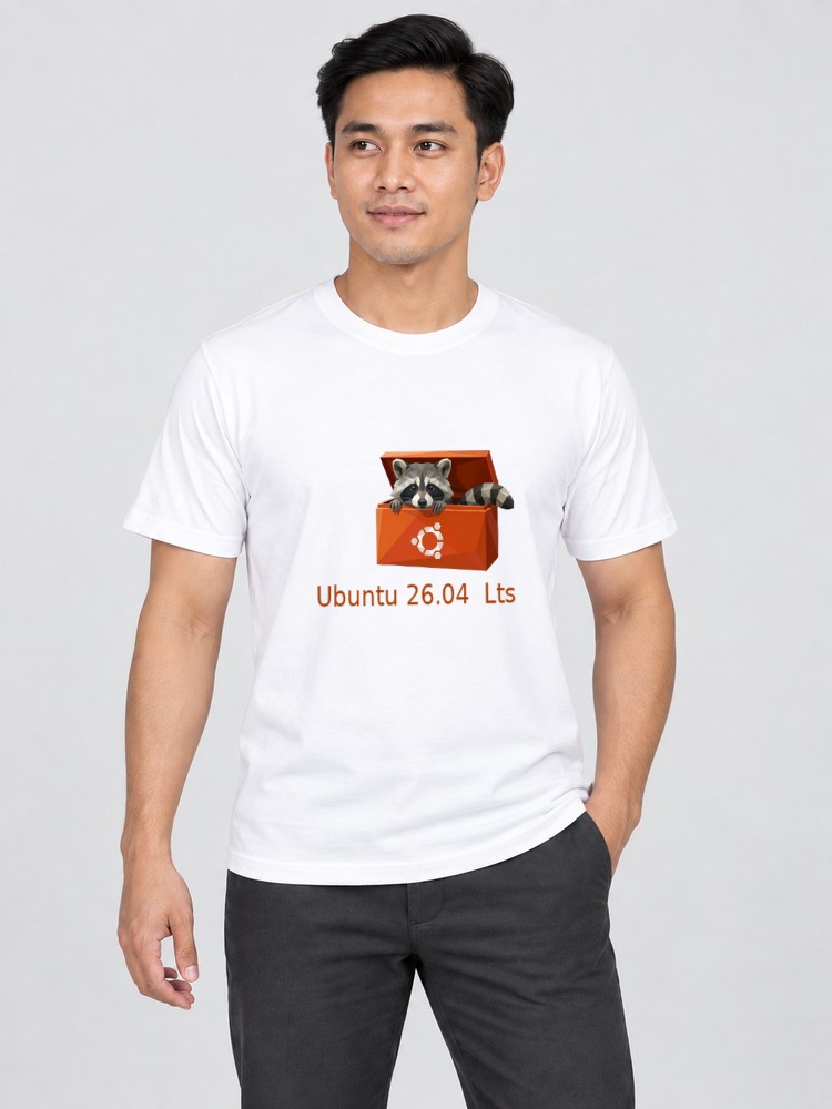 Ubuntu 26.04 Resolute Raccoon — white