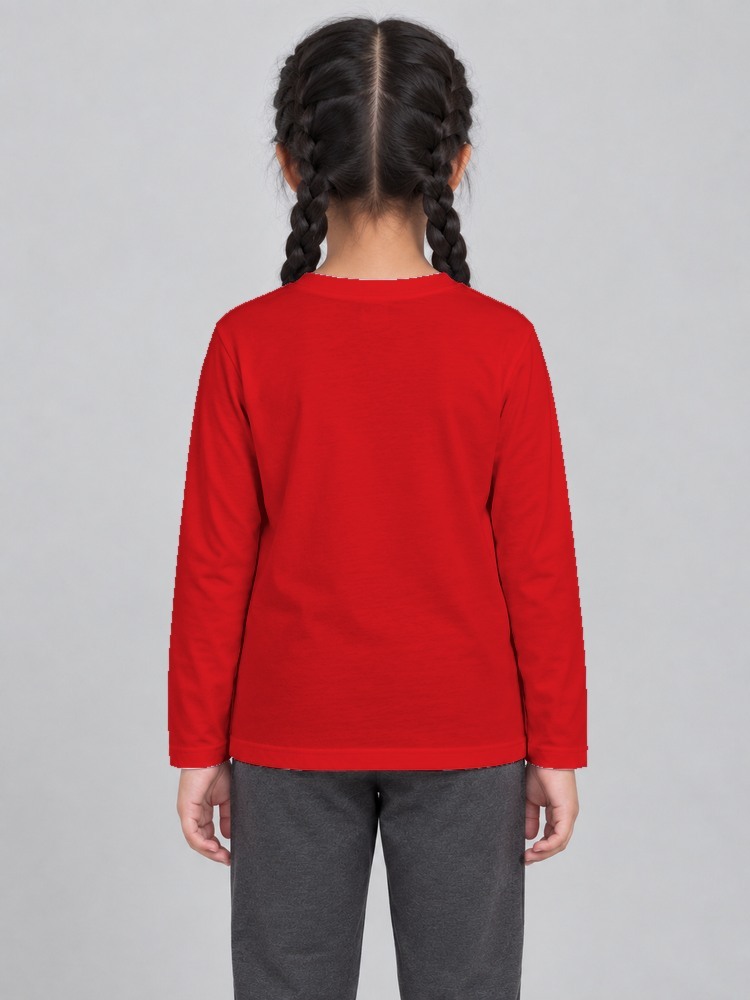 T-shirt Hello Sunshine Kanak-Kanak Perempuan Lengan Panjang back