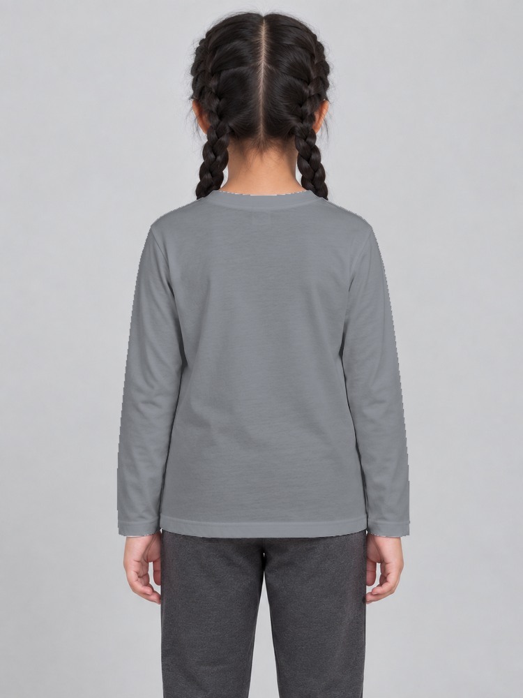 T-shirt Launch Day Kanak-Kanak Perempuan Lengan Panjang back