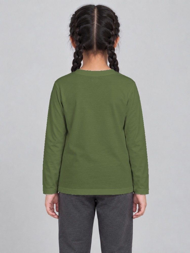 T-shirt Penyu Pulang Kanak-Kanak Perempuan Lengan Panjang back