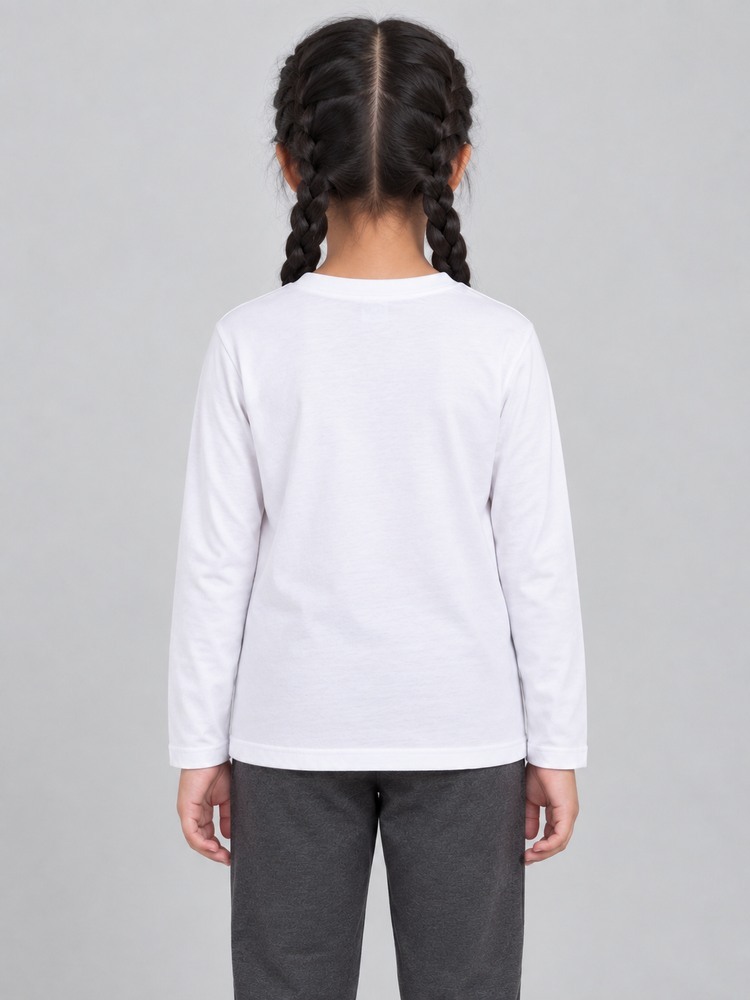 T-shirt New Wings Kanak-Kanak Perempuan Lengan Panjang back