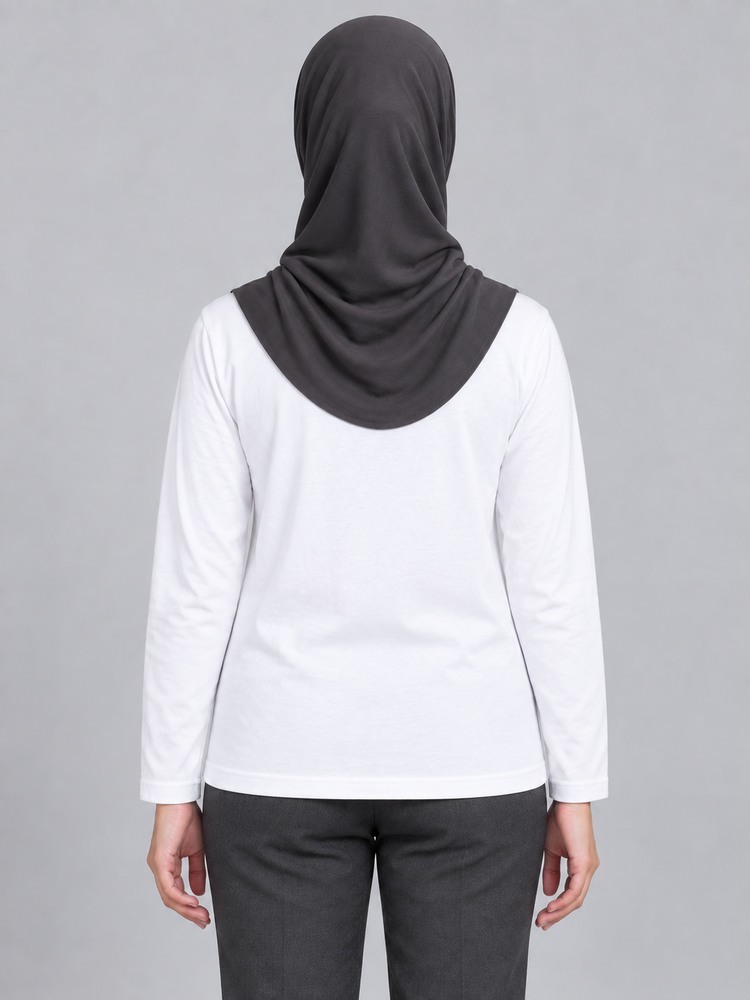T-shirt Bloom Your Way Wanita Bertudung Lengan Panjang back