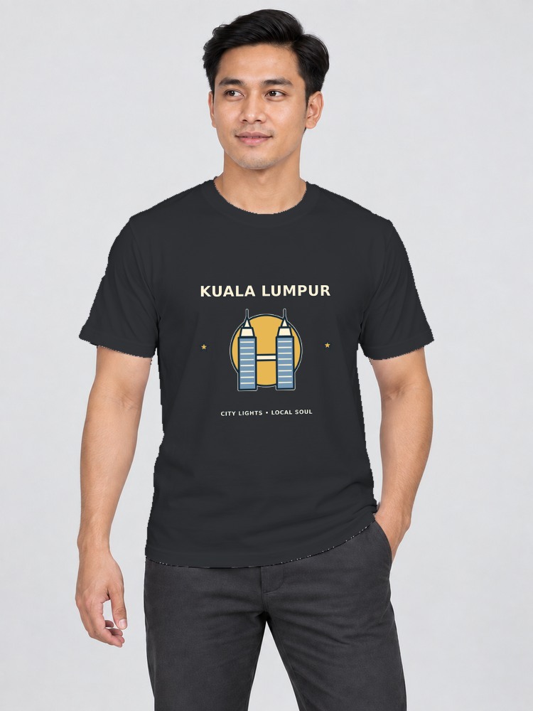 T-shirt KL Skyline — Black
