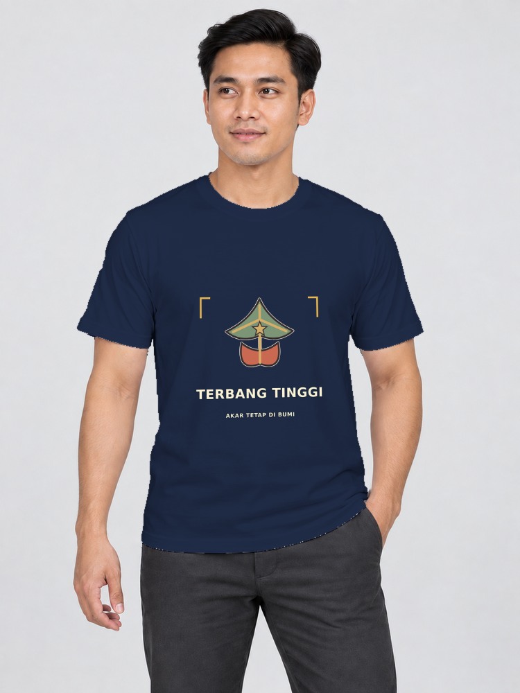 T-shirt Wau Bulan — Navy