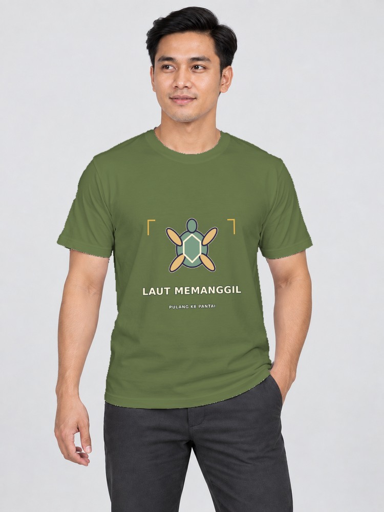 T-shirt Penyu Pulang — Olive