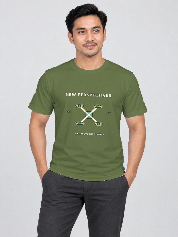 T-shirt Drone Perspective front