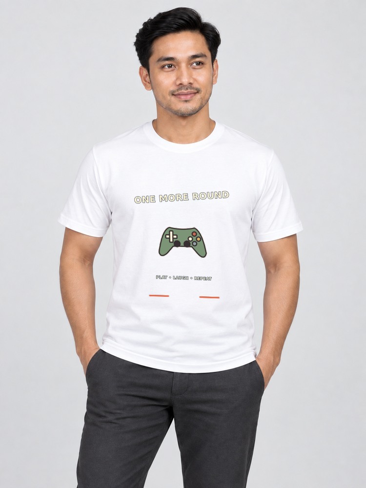 T-shirt Play Again — White