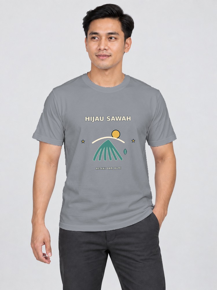 T-shirt Sawah Padi front