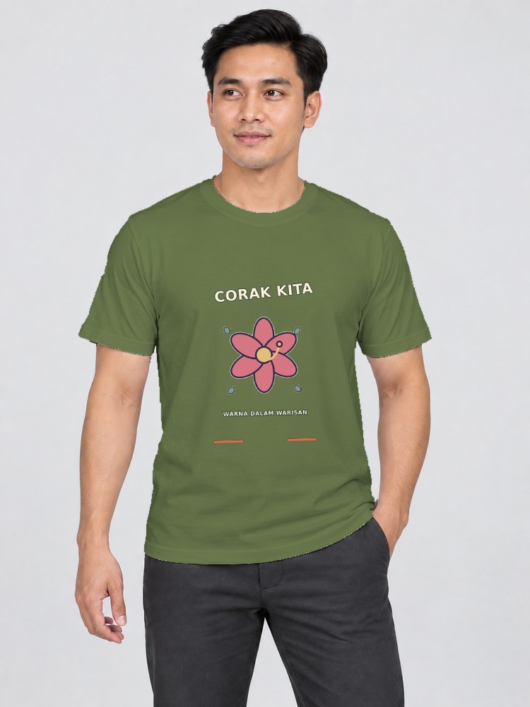 T-shirt Batik Mekar front