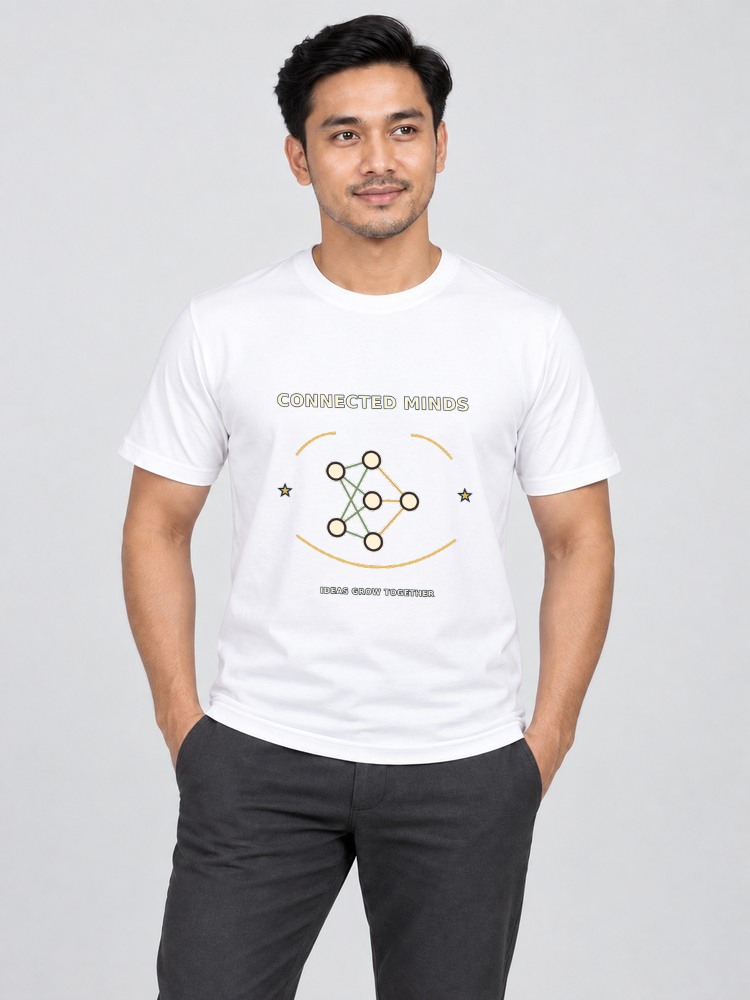 T-shirt Connected Minds front