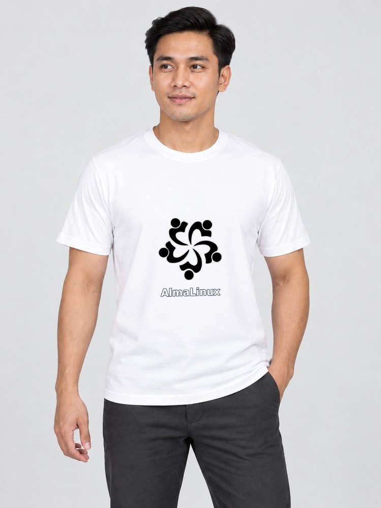 T-shirt AlmaLinux front