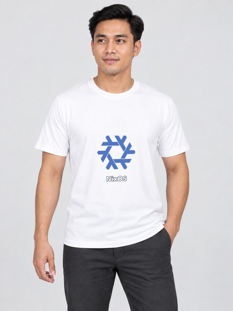 T-shirt NixOS front